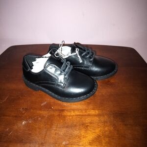 Toddler black dress shoes size 9
